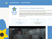 Tablet Screenshot of dementiafriendsscotland.org